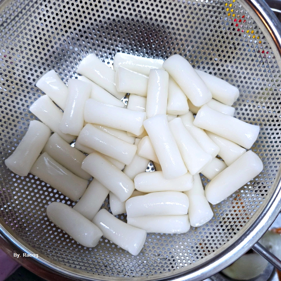 닭가슴살요리_닭가슴살짜장떡볶이_만드는법_떡준비