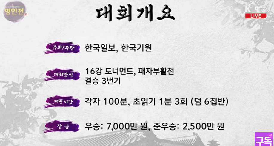 제46기 SG배 한국일보 명인전 결승3번기 2국