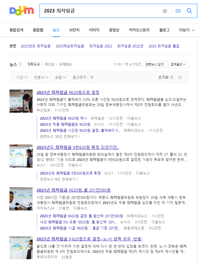 2023년 최저임금 5%인상 9620원 확정! 2023년 최저임금 5%인상 9620원 확정!