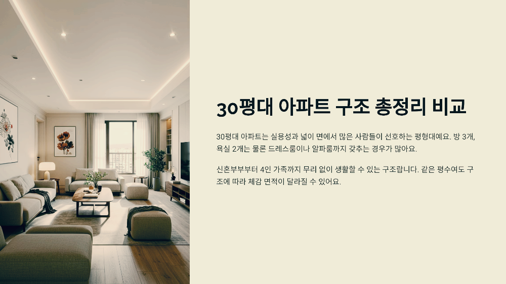 30평대아파트