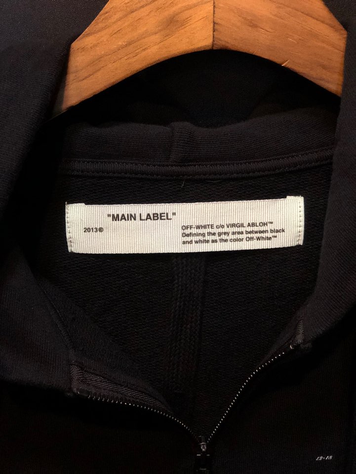 애로우 시그니처 후드 집업, 후드 점퍼 추천 [OFF WHITE] 오프화이트 3D