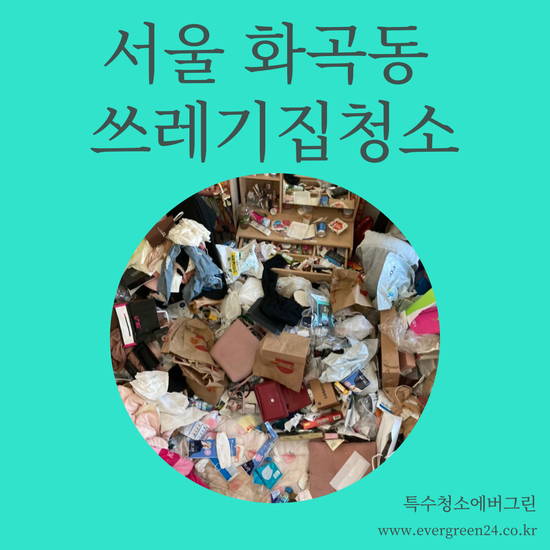  강서구 양천구 화곡동 쓰레기집청소 특수청소 에버그린
