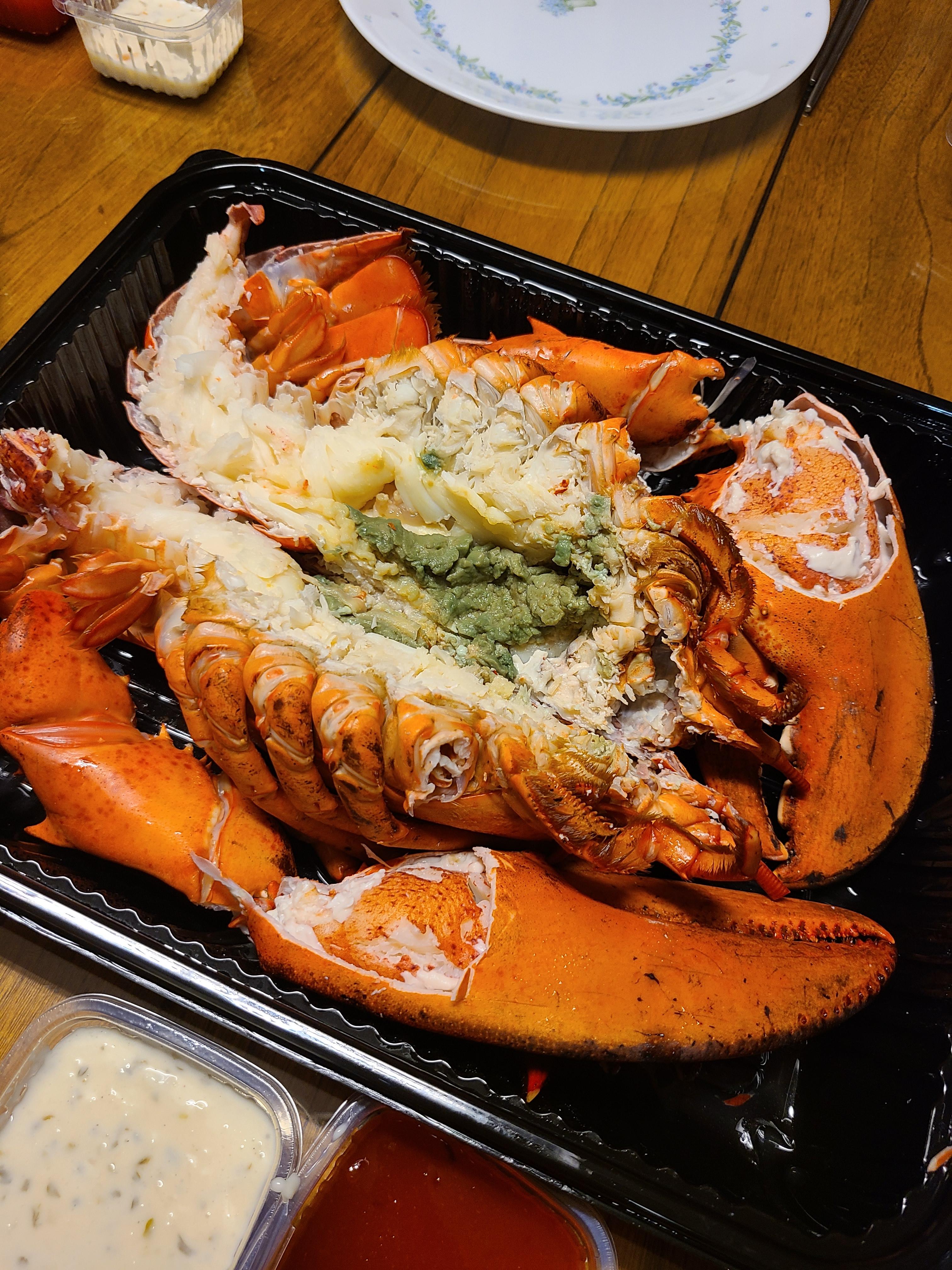  백련 맑은 술과 바로바로수산 밀치회, 통큰대게 랍스터 대게