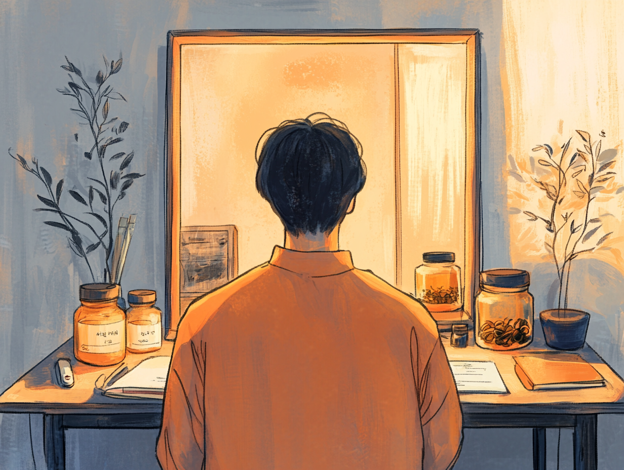 자신의 체질을 이해하고 건강 관리 계획을 세우는 사람.