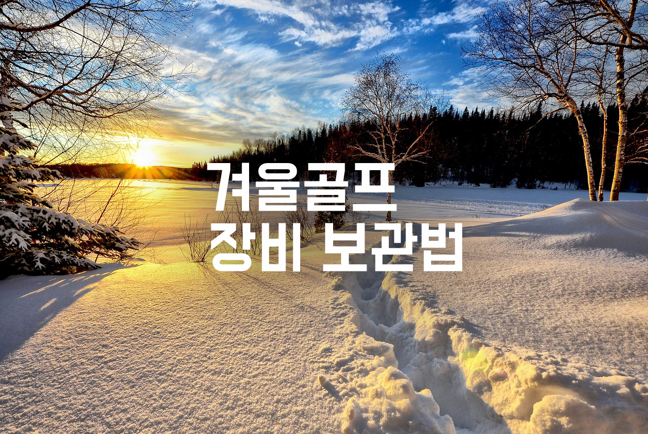 겨울골프클럽 보관방법