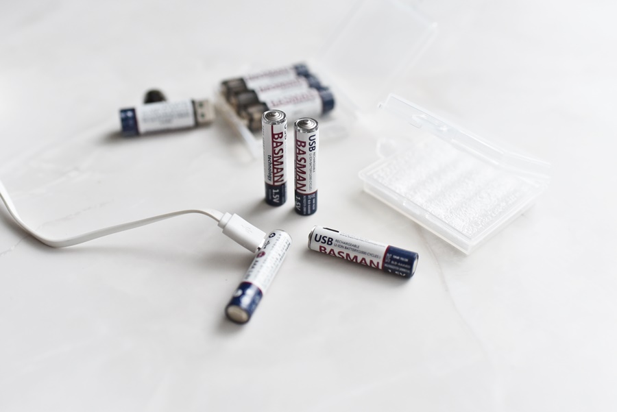 : 바스만 AA건전지, AAA건전지 USB충전식건전지 13