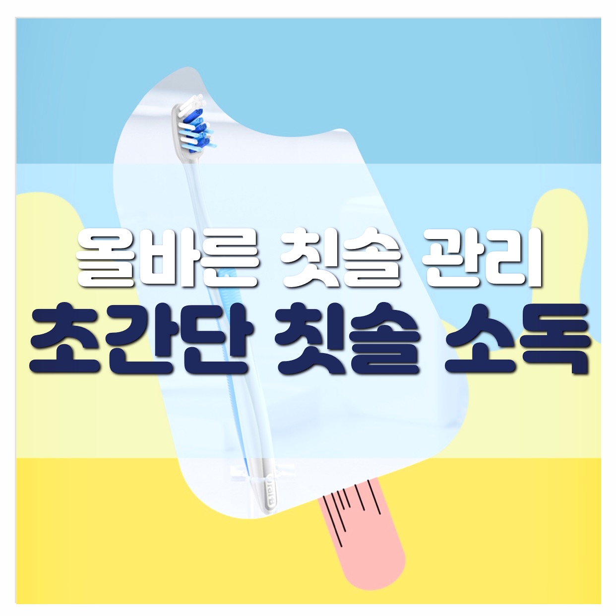  올바른 칫솔 관리 와 초간단 칫솔 소독