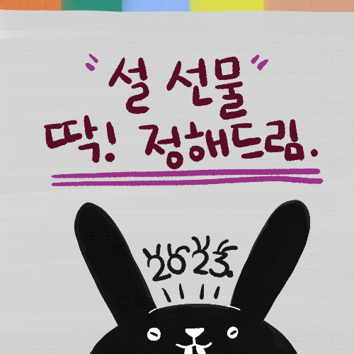  설 선물, 뭐 할까 고민된다면? 딱, 정해드림!