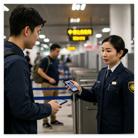공항-모바일-신분증-확인