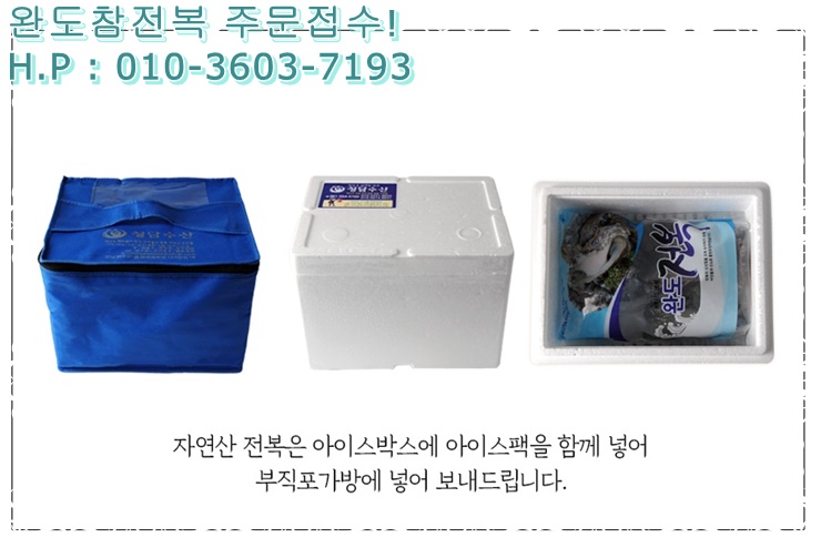 완도참전복 이미지