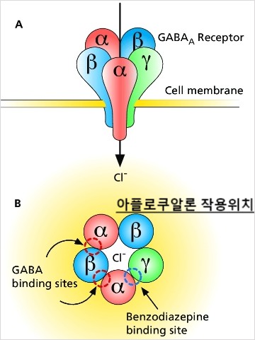 아플로쿠알론 작용기전