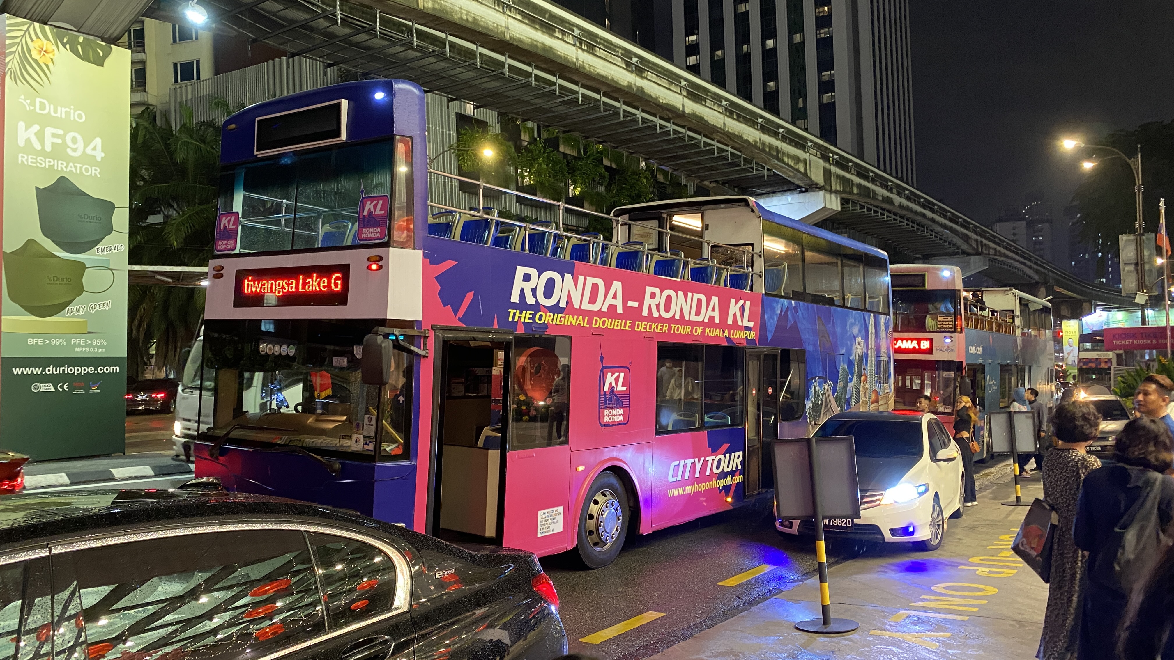 쿠알라룸푸르&#44; 시티오브라이트시티버스&#44; 2층버스