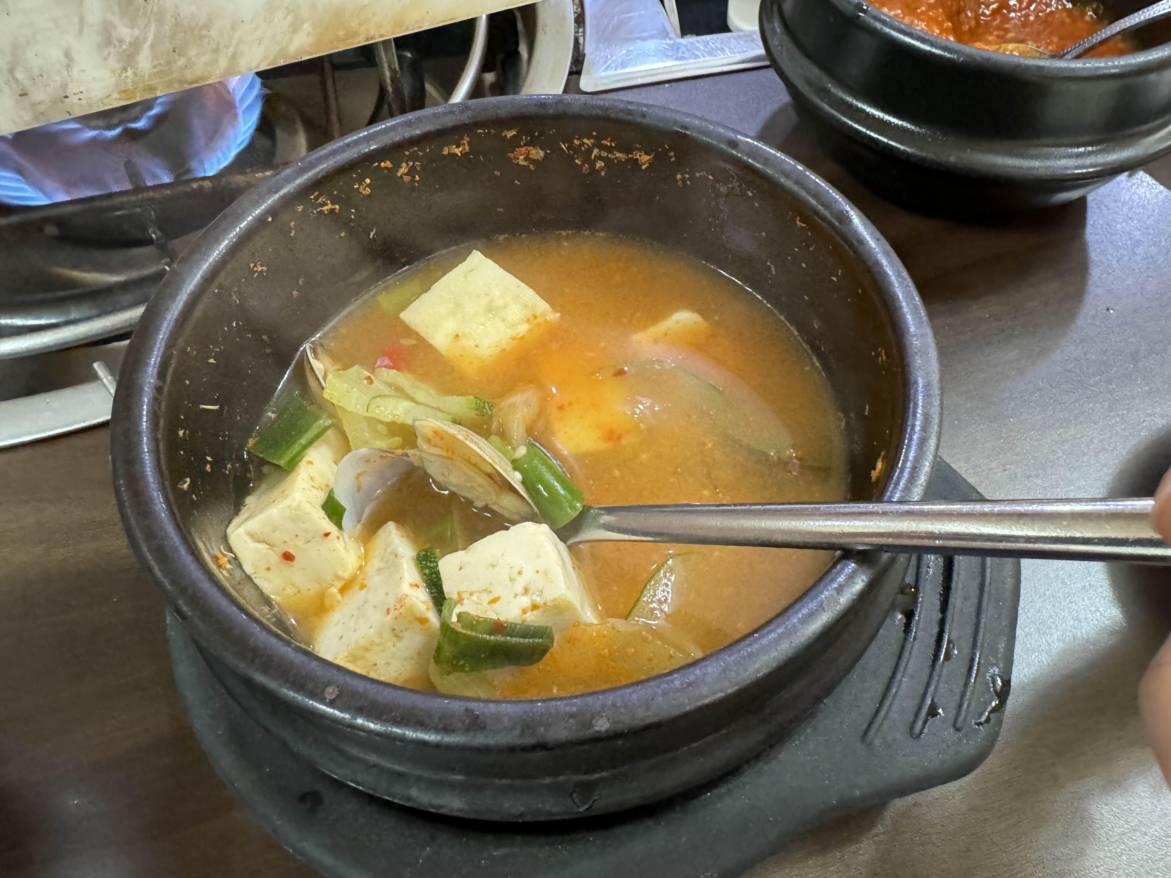 쌈밥 정식 된장찌개