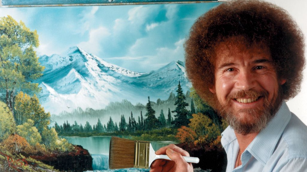 그림을 그립시다. 밥 로스. 선생님