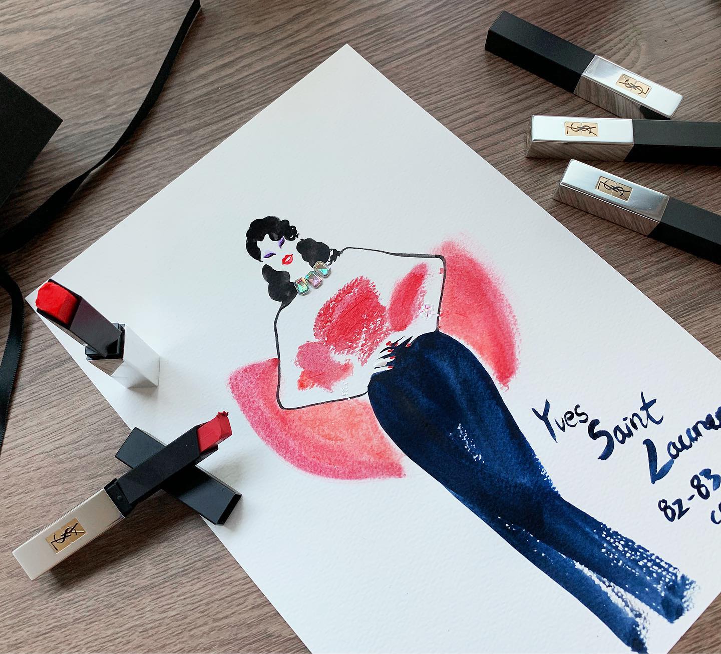  YVES SAINT LAURENT (입생로랑) 1983 fall couture