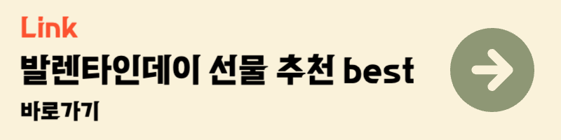 발렌타인데이 남친 남편 선물 추천 best10