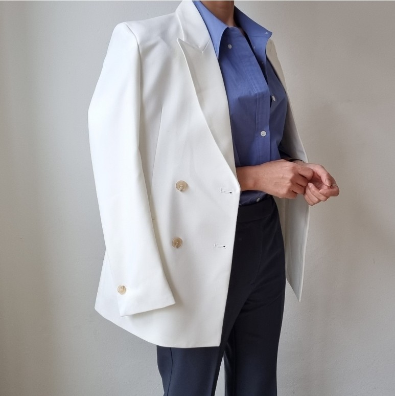 색상 배색 품절상품과 배송지연안내 - 메종셔츠 ( 블루색상 10