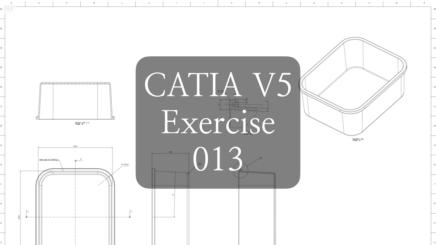  CATIA V5 Part Design Rib Exercise 013