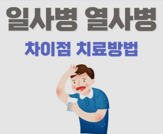  열사병과 일사병의 차이 및 원인, 증상, 예방 법 알아보기