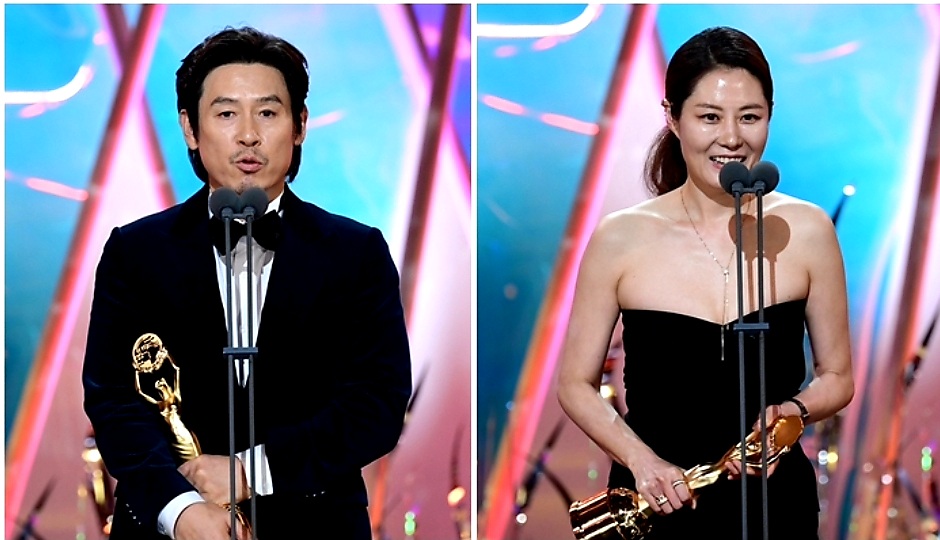  청룡영화상, 모가디슈 최우수 작품상, 설경구, 문소리 주연상, 류승완 감독상, 윤여정 2부 오프닝