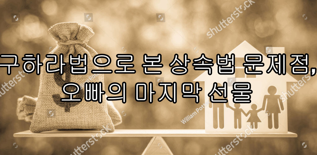  구하라법으로 본 상속법 문제점, 오빠의 마지막 선물