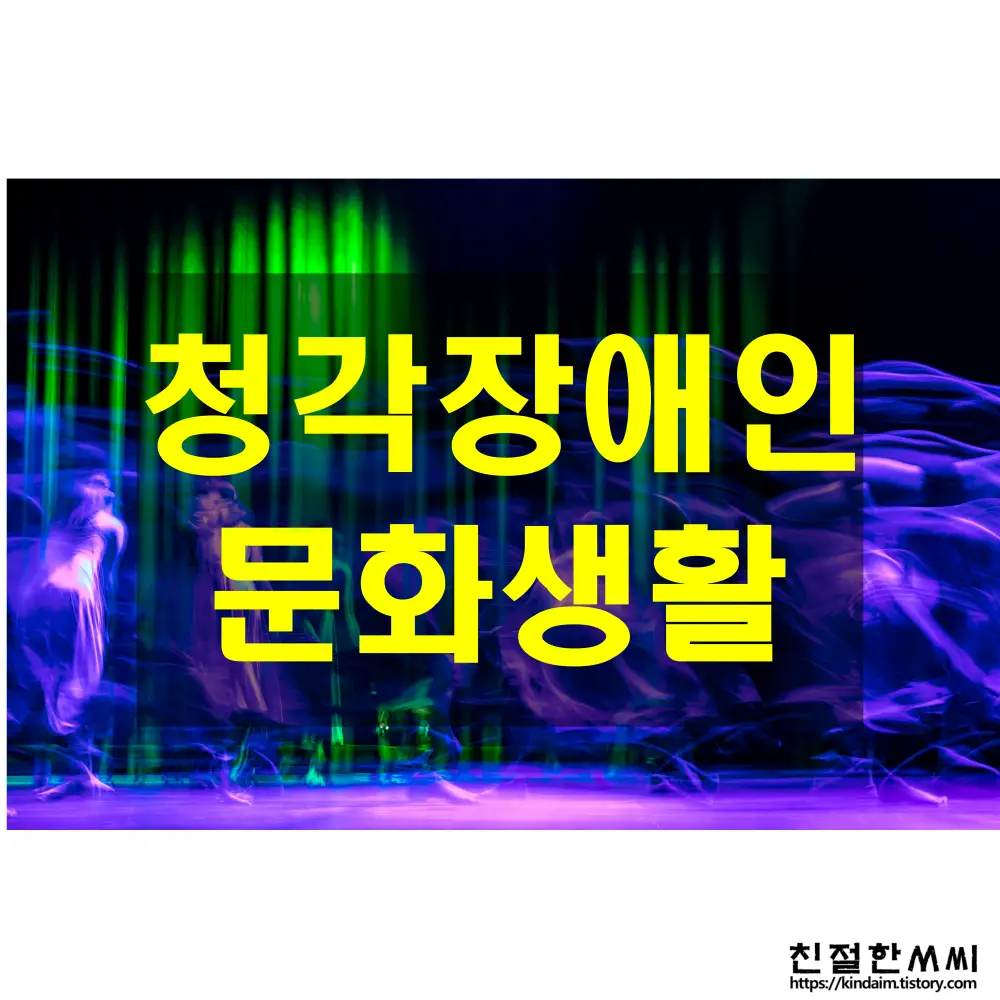 청각 케어 28 - 청각장애인을 위한 문화예술 행사 및 지원 서비스