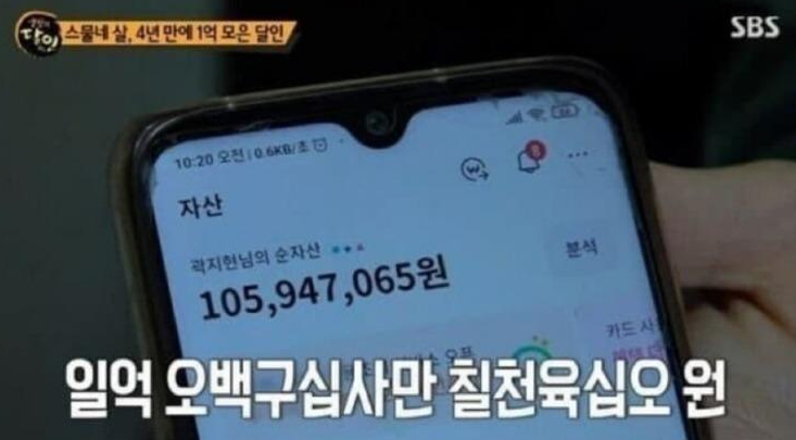  생활의달인에 나온 24살 1억 모은 친구 근황
