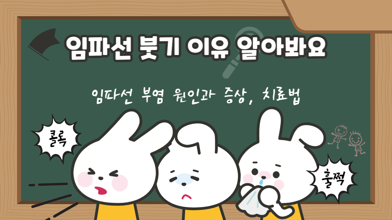  임파선 붓는 이유 | 임파선 부었을 때 증상 | 임파선 붓는 원인 | 임파선 부염 치료