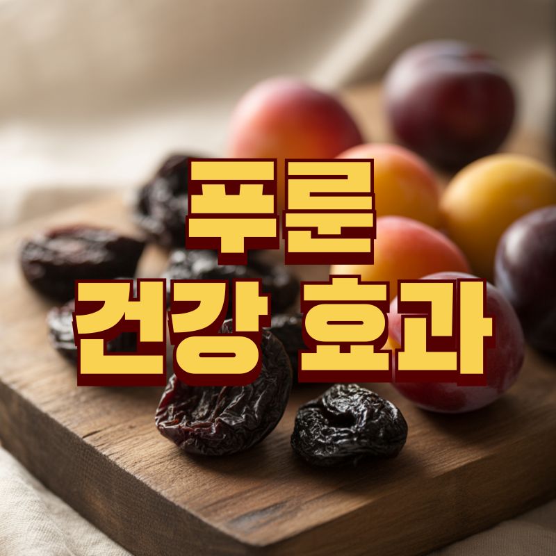 푸룬 건강 효과
