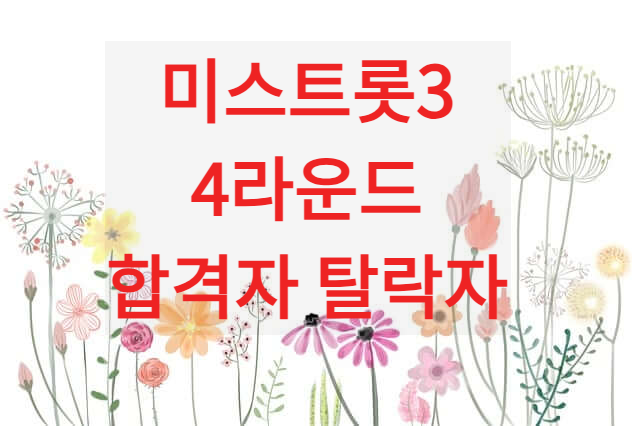 미스트롯3 4라운드 여왕전 결과 5라운드 진출자 14명 탈락자 6명 정서주 오유진 복지은