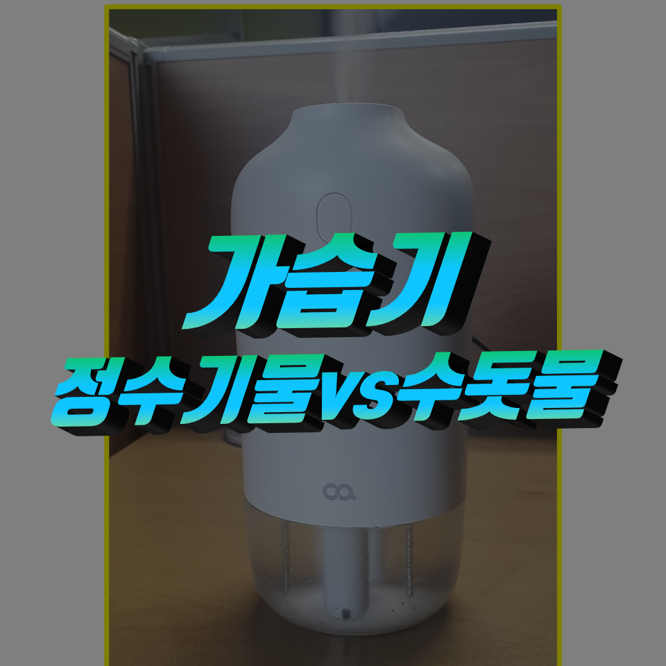  가습기 정수기물, 수돗물 정답은?