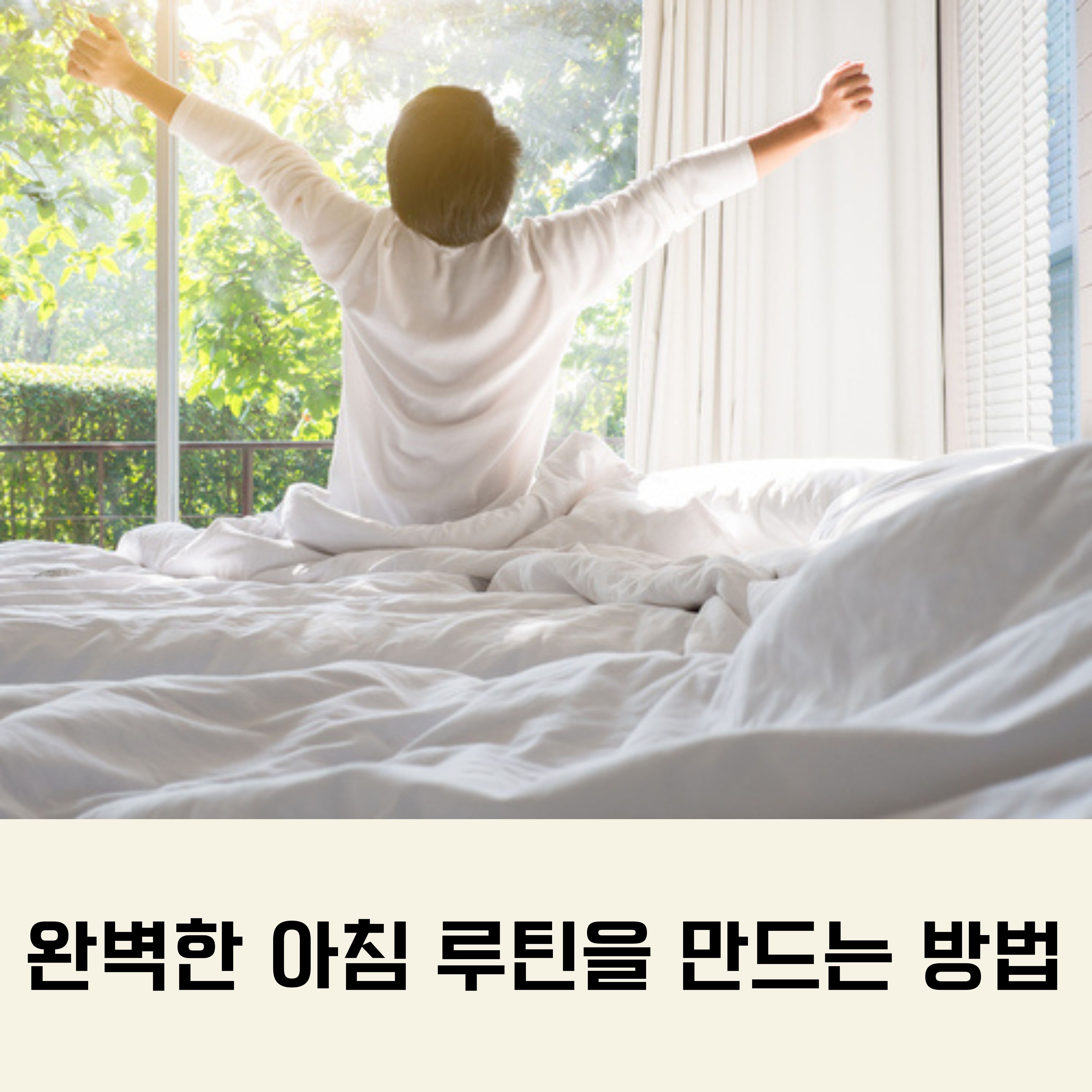  완벽한 아침 루틴을 만드는 방법