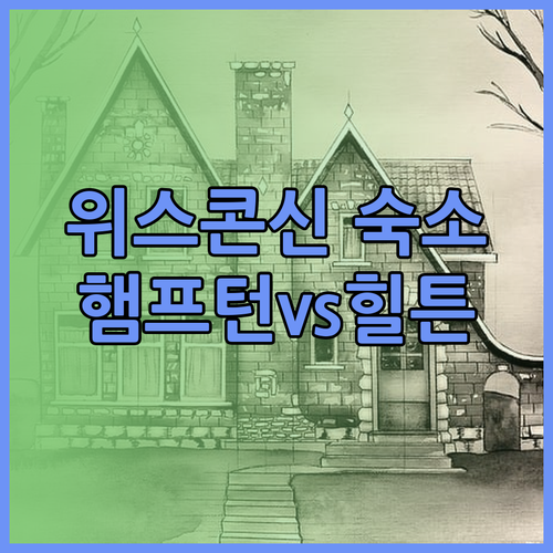 위스콘신 매디슨 여행 숙소 고민 끝!