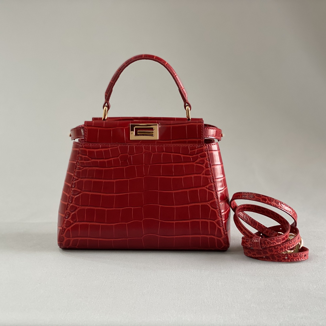  [FENDI] 펜디 크로커다일 레더 피카부백 (3 COLOR)