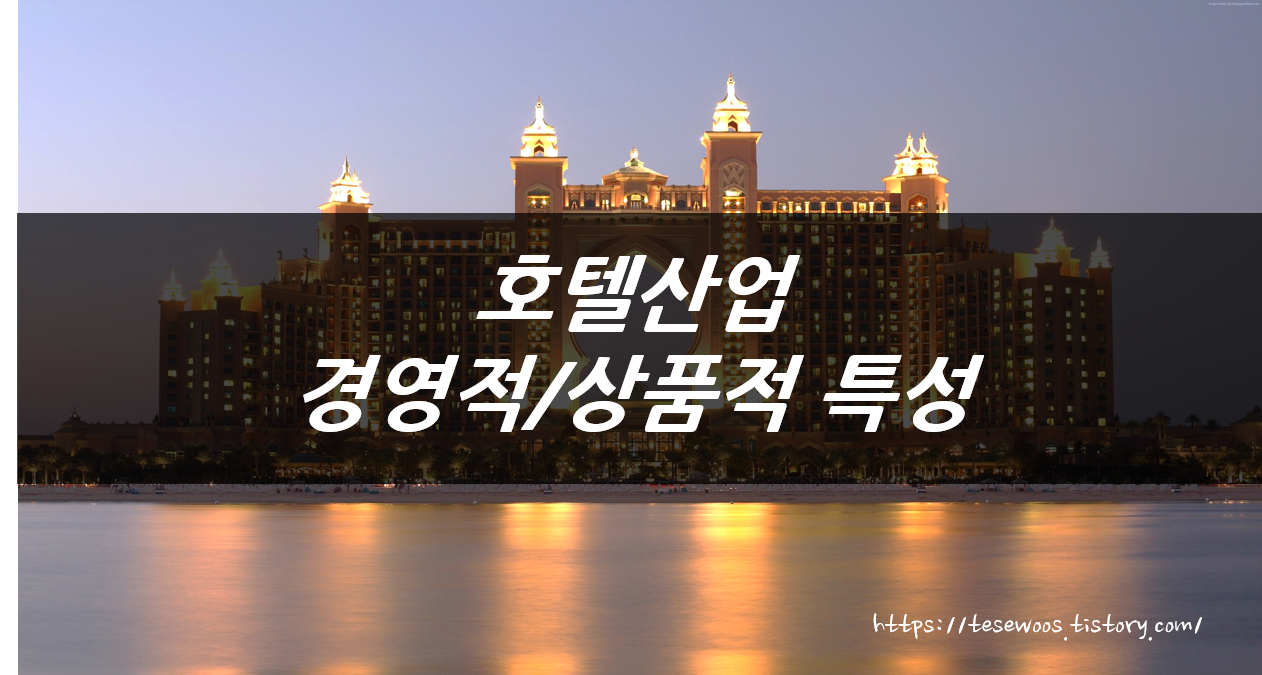  호텔경영 : 호텔의 경영적/상품적 특성