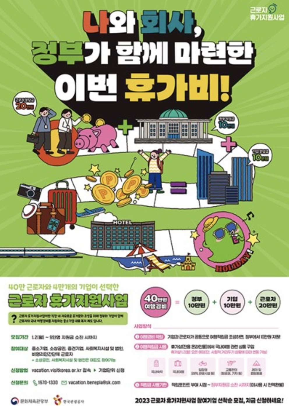  2024 중소기업 근로자 휴가비 지원사업 신청방법