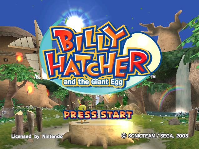  세가 (SEGA) - 빌리 해쳐 앤 더 그레이트 에그 북미판 Billy Hatcher and the Giant Egg USA (게임큐브 - GC - iso 다운로드)