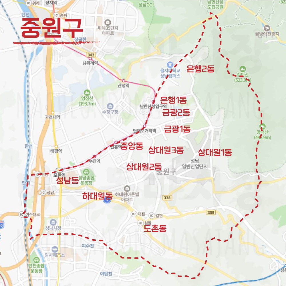 경기도-성남시-중원구-선거구-동표시