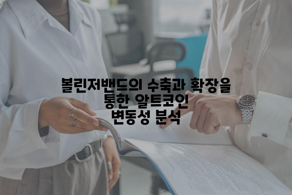 볼린저밴드의 수축과 확장을 통한 알트코인 변동성 분석