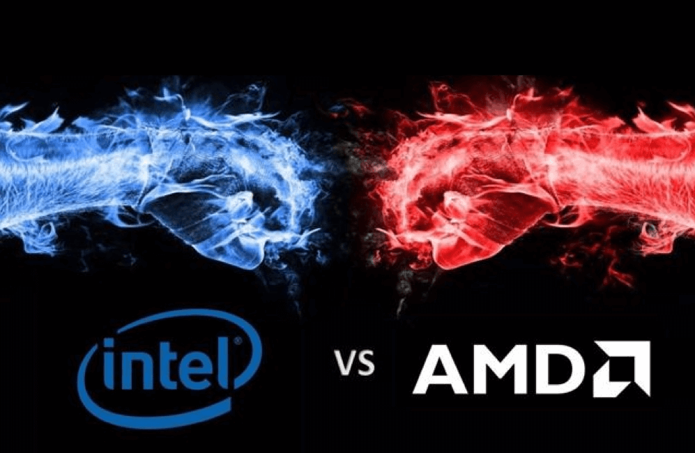 Intel과 AMD 사진