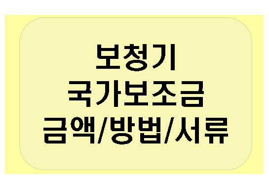  보청기 국가보조금지원 금액 / 신청방법 / 서류