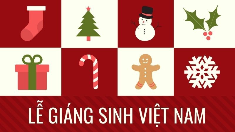 베트남의 크리스마스 그래픽