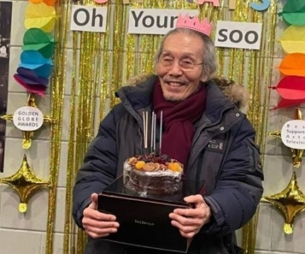  오영수, 골든글로브 축하 파티 현장
