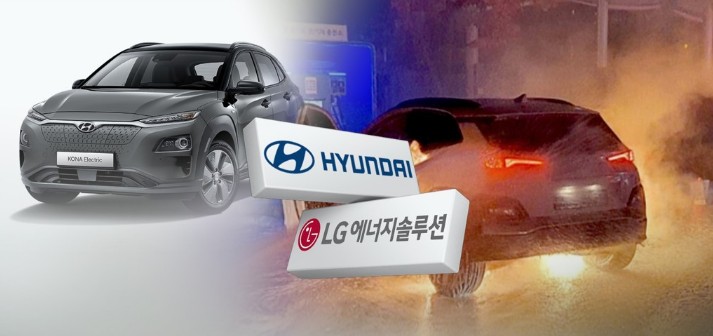  현대자동차 LG에너지솔루션 코나EV 1조원 리콜비용 합의