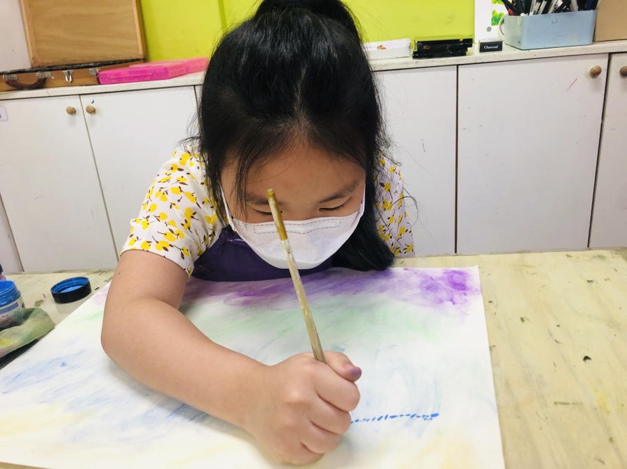 물그림 그리기 초등미술수업 6