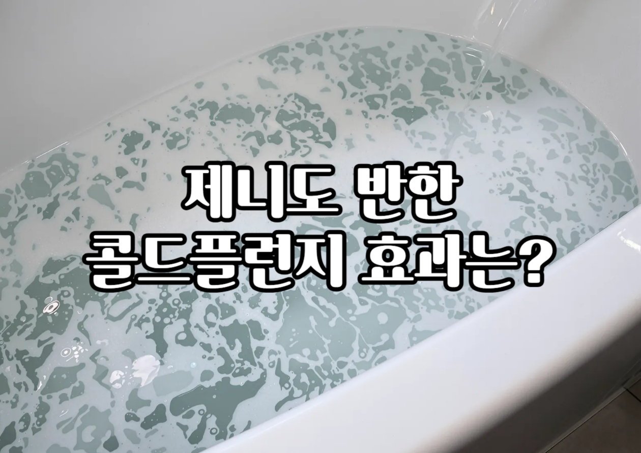 콜드플런지 뜻 효과 제니가 푹 빠진 얼음 목욕의 모든 것