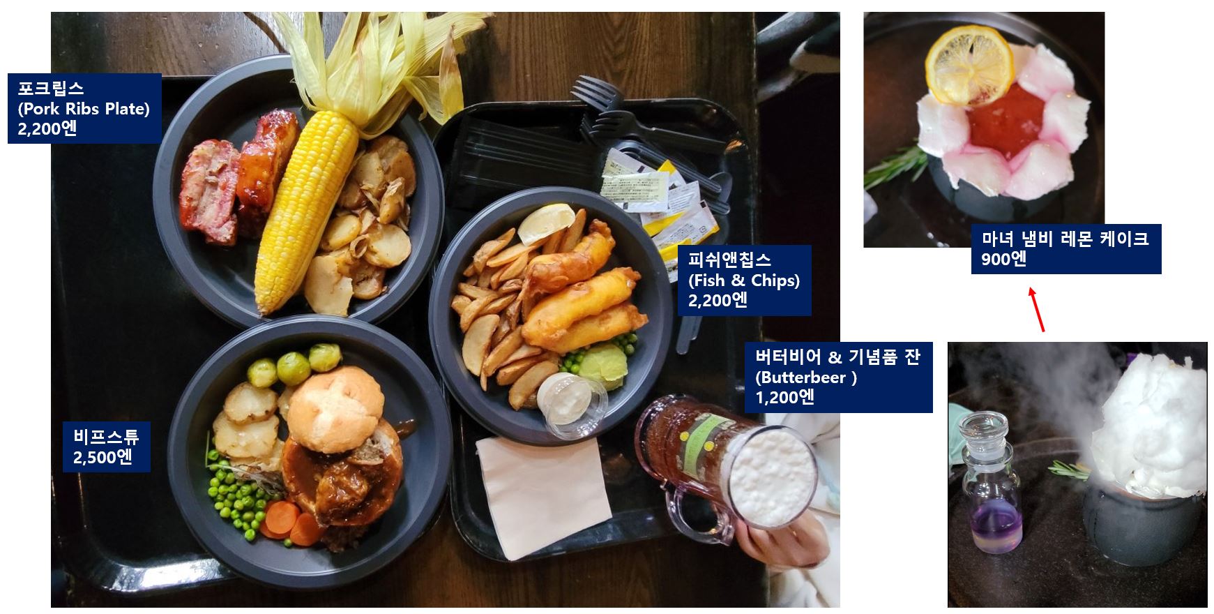 Three Broomsticks - 진짜 - 주문할 음식