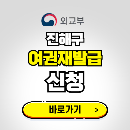진해구 여권 재발급 온라인 신청하기 ❘ 비용 준비물 가격 기간 보기