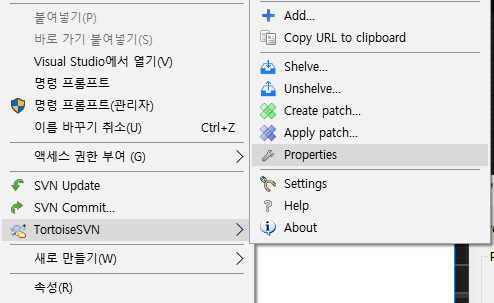  [UE4] SVN 작업시 파일 예외 설정