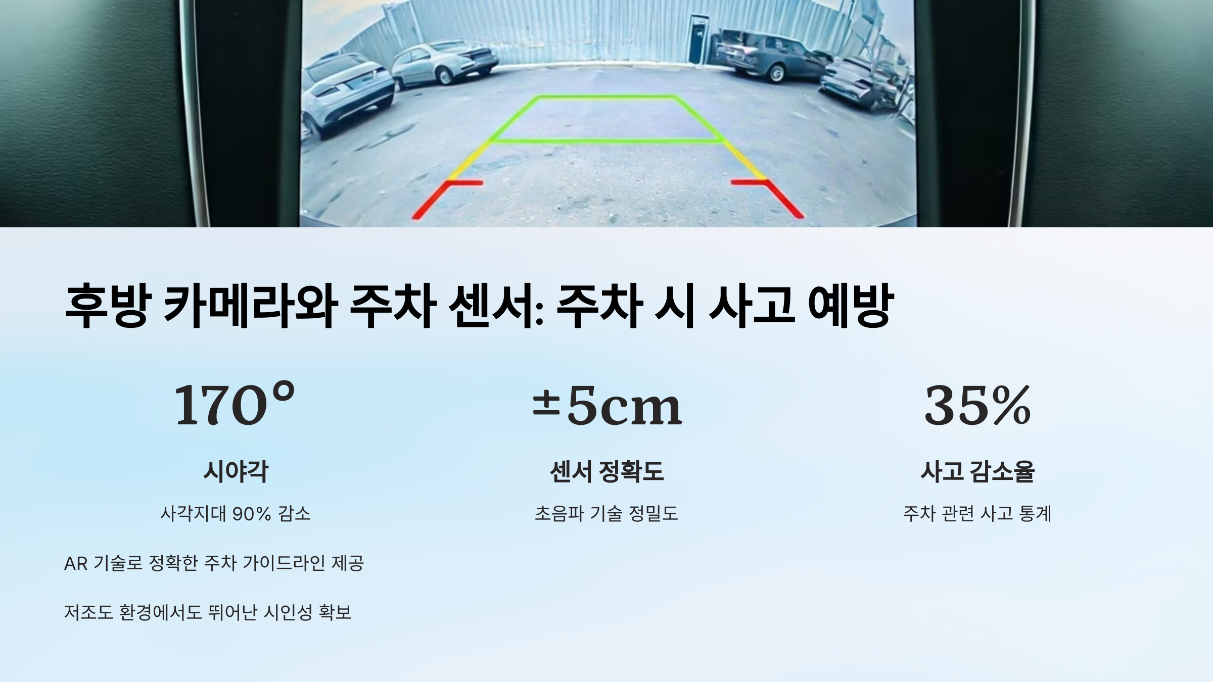 후방 카메라와 주차 센서의 완벽한 활용법